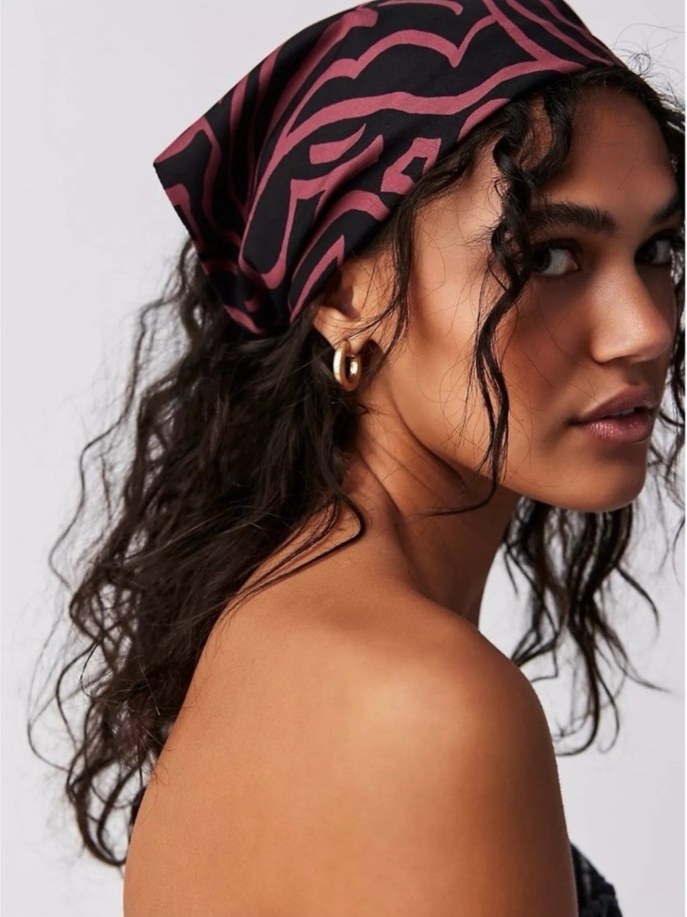 Free People NAMJOSH Little Honey Hair Scarf NWT Bohemian Gypsy Festival Summer